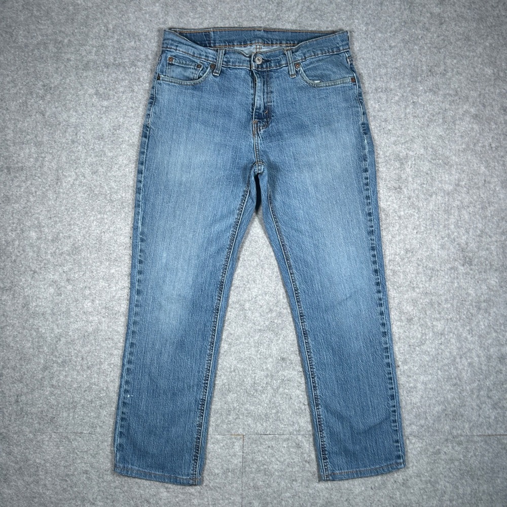 Levi's 541 Denim Jeans Mens 30x32(30x26) Blue Athletic straight‎ Stretch wide